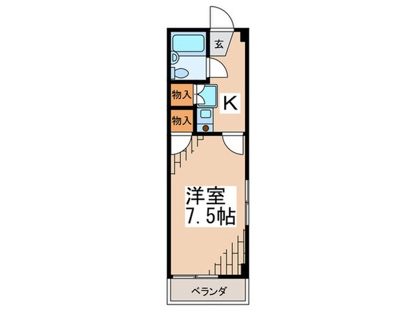 土田第一ビルの物件間取画像